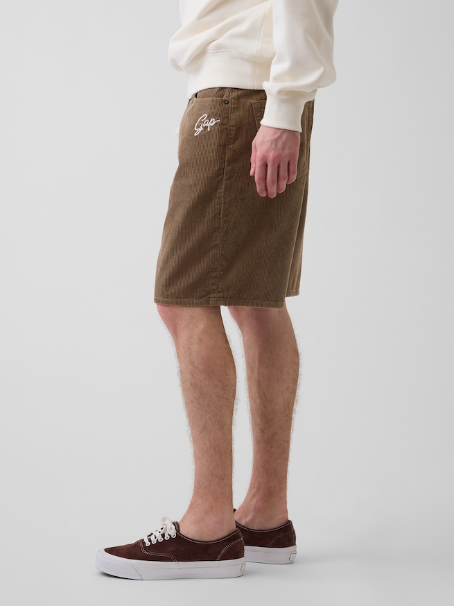 9インチ リラックスフィット コーデュロイ ショートパンツ-2