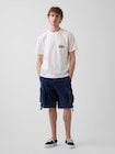 リラックスフィット ブラナンベア GAPロゴTシャツ-1