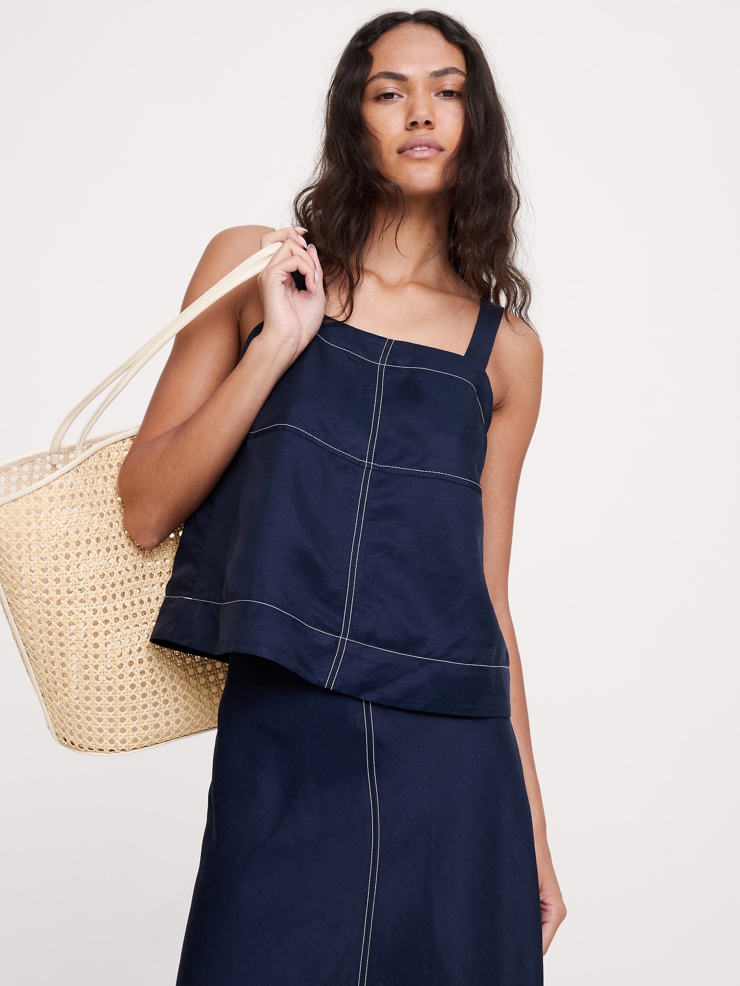 Viscose-Linen Tank
