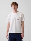 リラックスフィット ブラナンベア GAPロゴTシャツ-0
