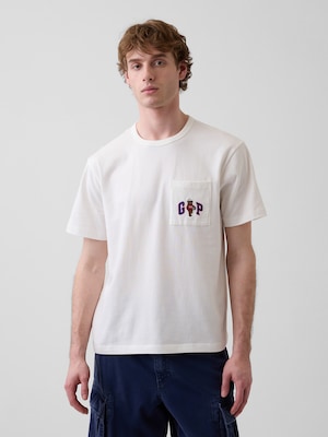 リラックスフィット ブラナンベア GAPロゴTシャツ