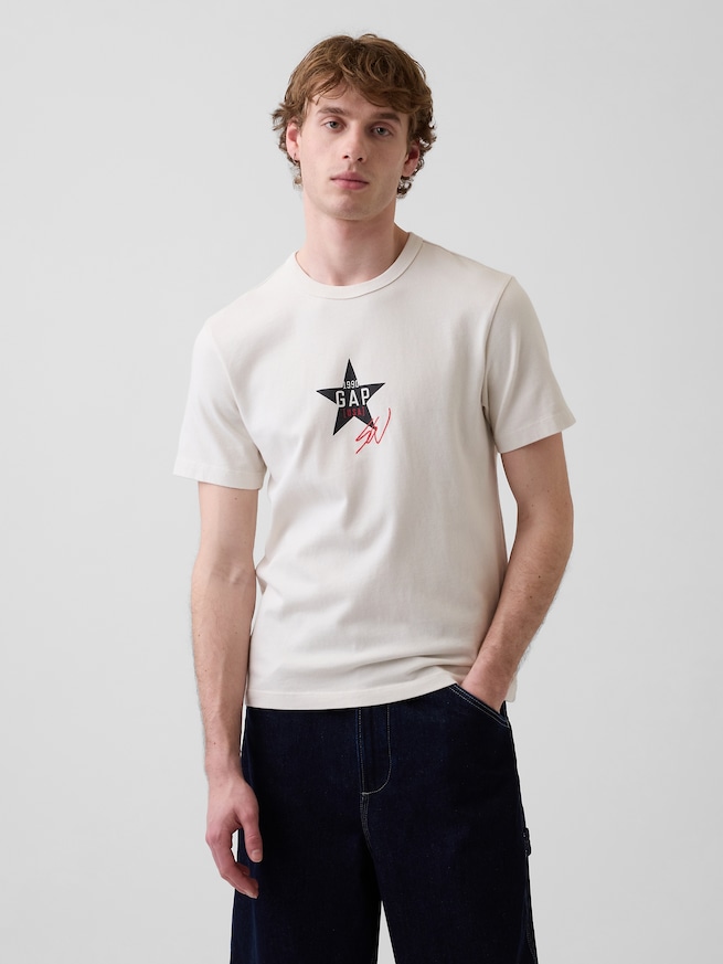 Gap &times; Sean Wotherspoon リラックスフィット グラフィックTシャツ-0