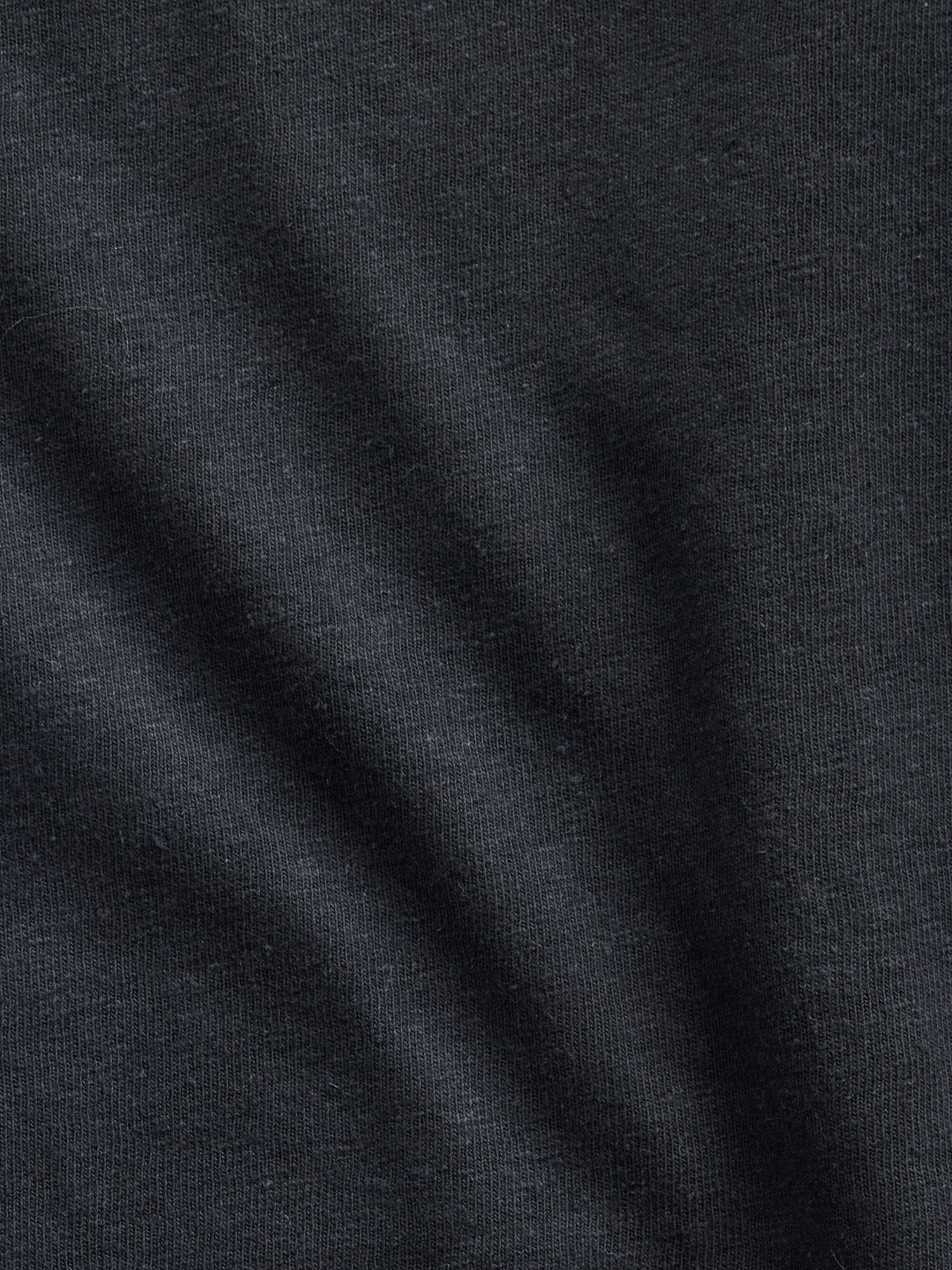 コットンリネン オーバーサイズ クロップドTシャツ-3