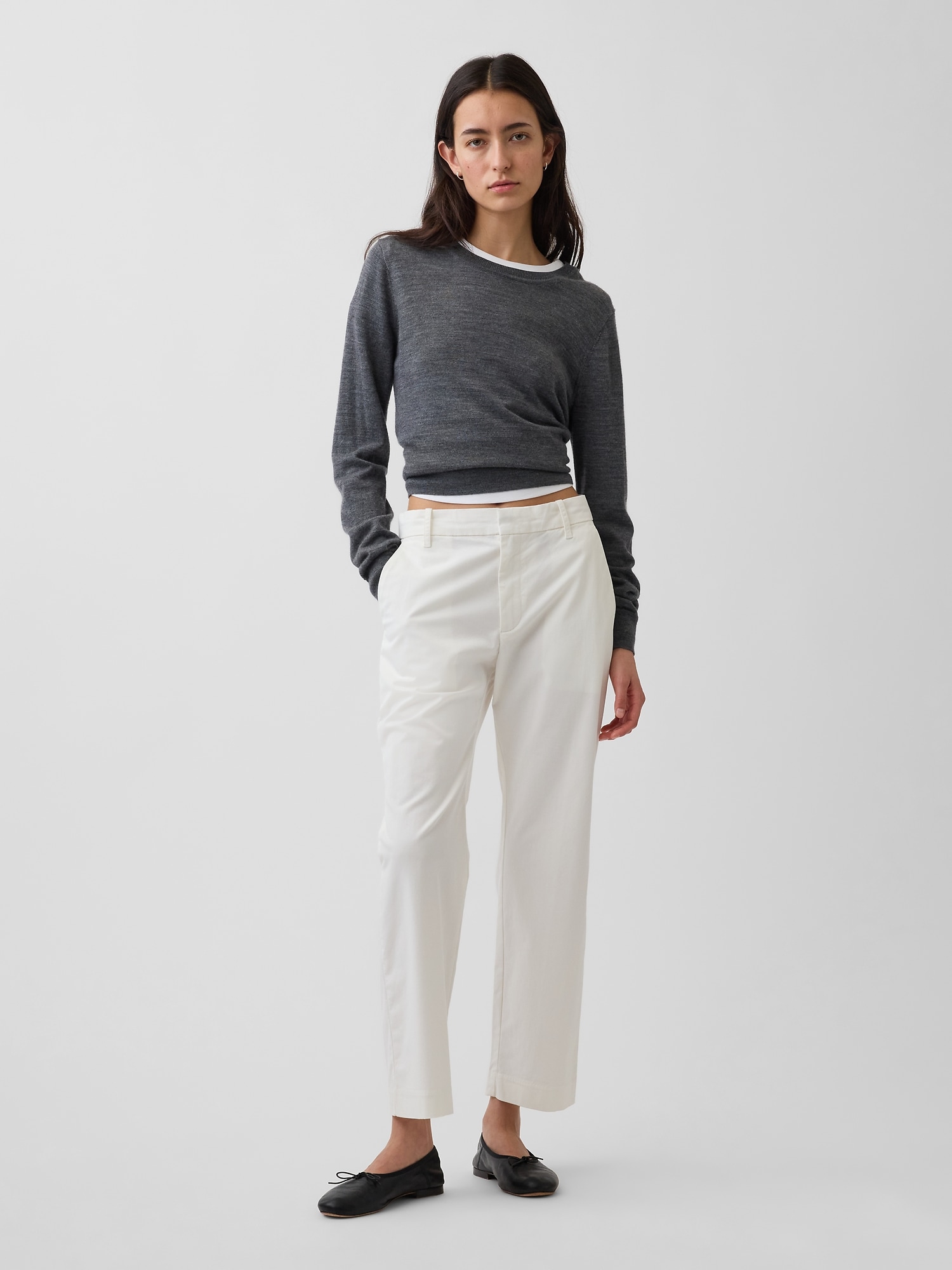 Mid Rise Downtown Khakis