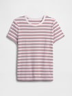 フェイバリット ストライプ クルーネックTシャツ-3