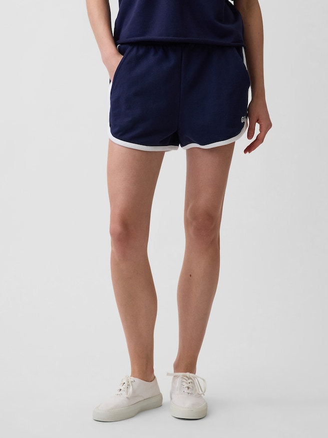 フレンチテリー GAPロゴ ドルフィン ショートパンツ-1