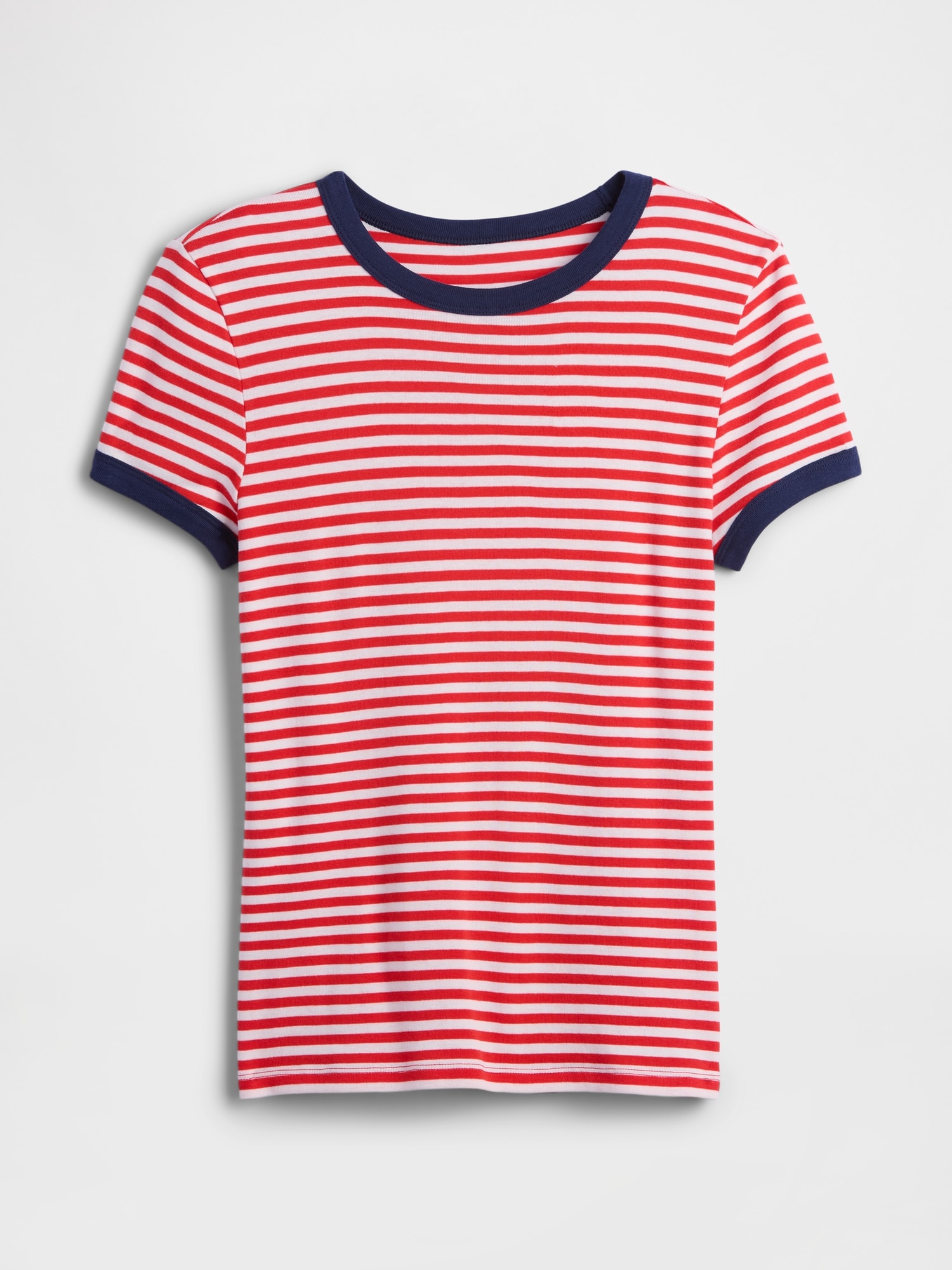 モダンリブ リンガーTシャツ-3