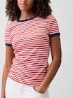 モダンリブ リンガーTシャツ-4