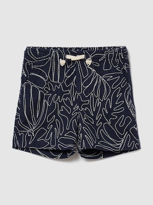 babyGap プルオン プリント リネンブレンド ショートパンツ