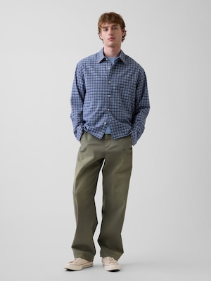 バギー カーキパンツ