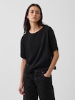 オーバーサイズ シアー シーム Tシャツ-0