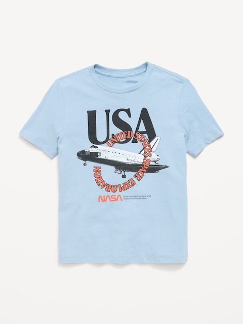 NASA Gender-Neutral Graphic T-Shirt for Kids