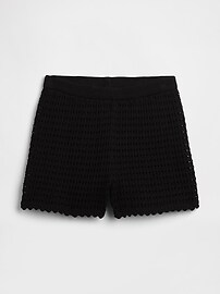 Relaxed Pull-On Crochet Sweater Shorts | Gap Factory