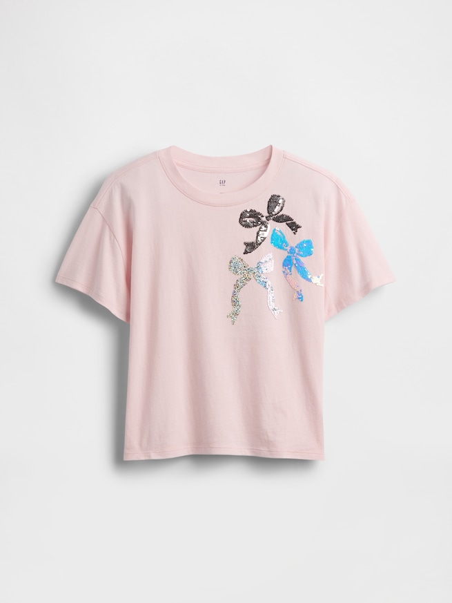 オーバーサイズ グラフィックTシャツ (キッズ)-1