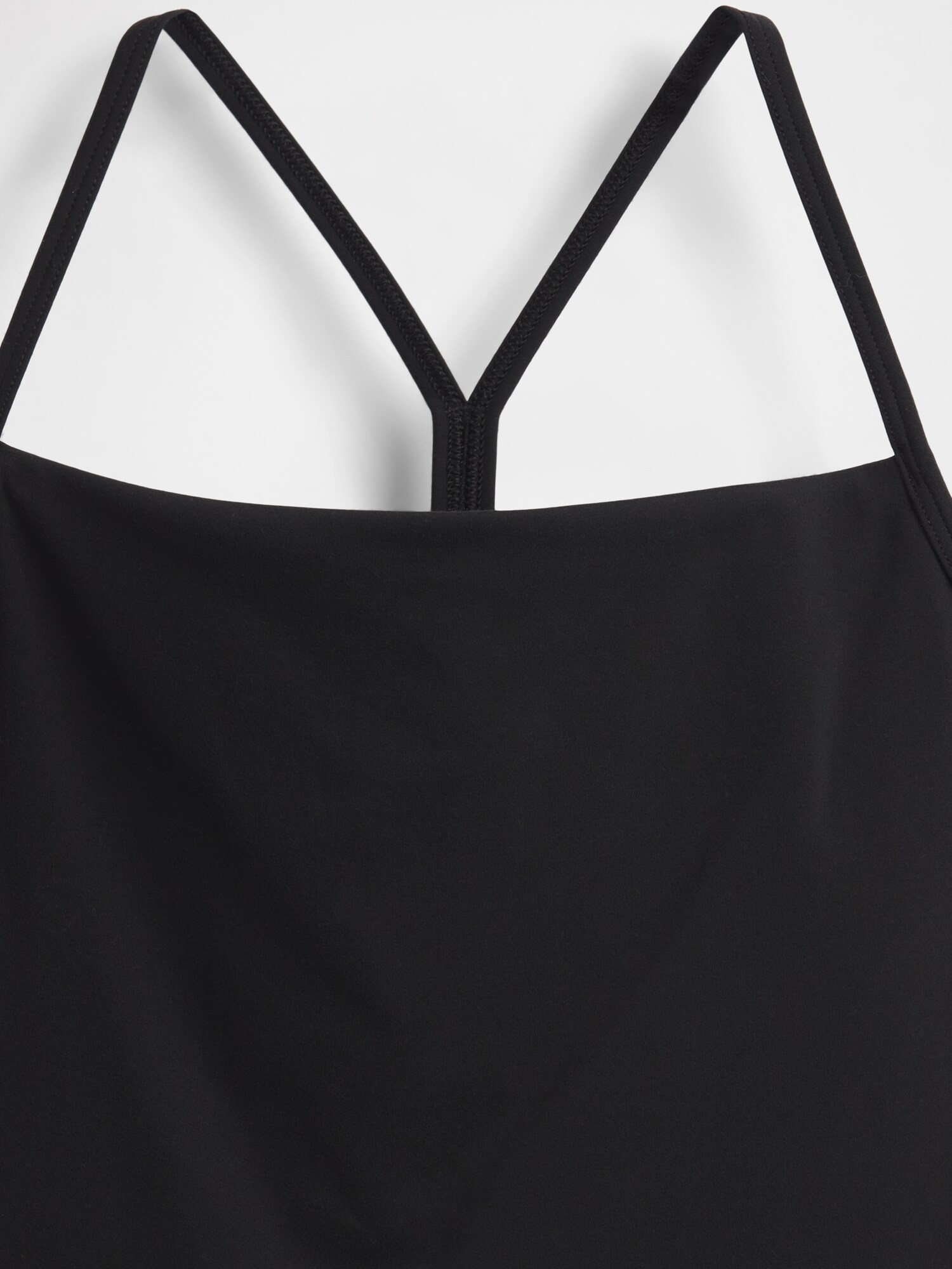 GapFit スムース レーサーバック クロップド タンクトップ-3