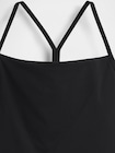 GapFit スムース レーサーバック クロップド タンクトップ-3