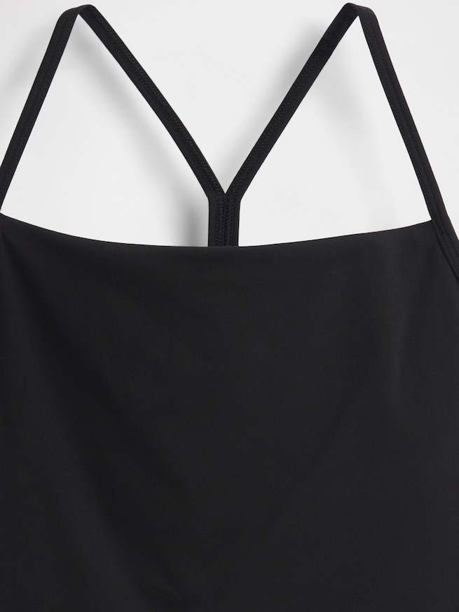 GapFit スムース レーサーバック クロップド タンクトップ-3