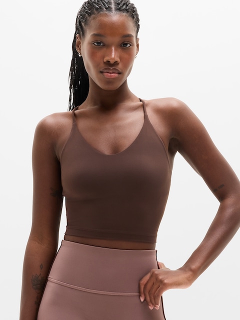 Transcend Thin Strap Crop Bra