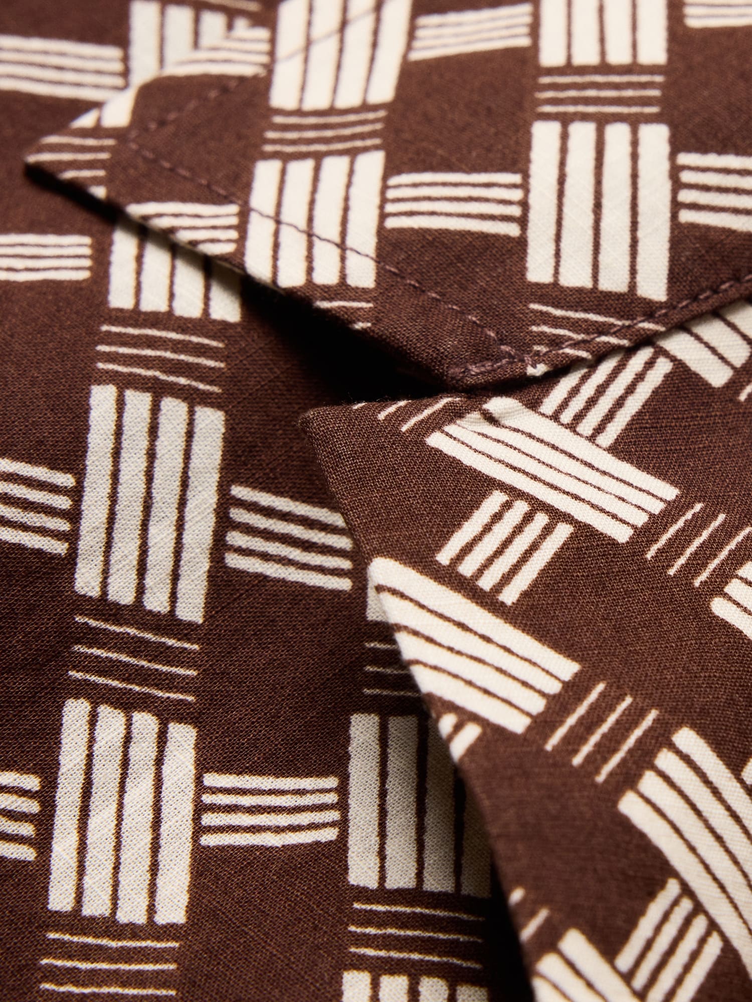 リラックスフィット コットンスラブ リゾートシャツ-1