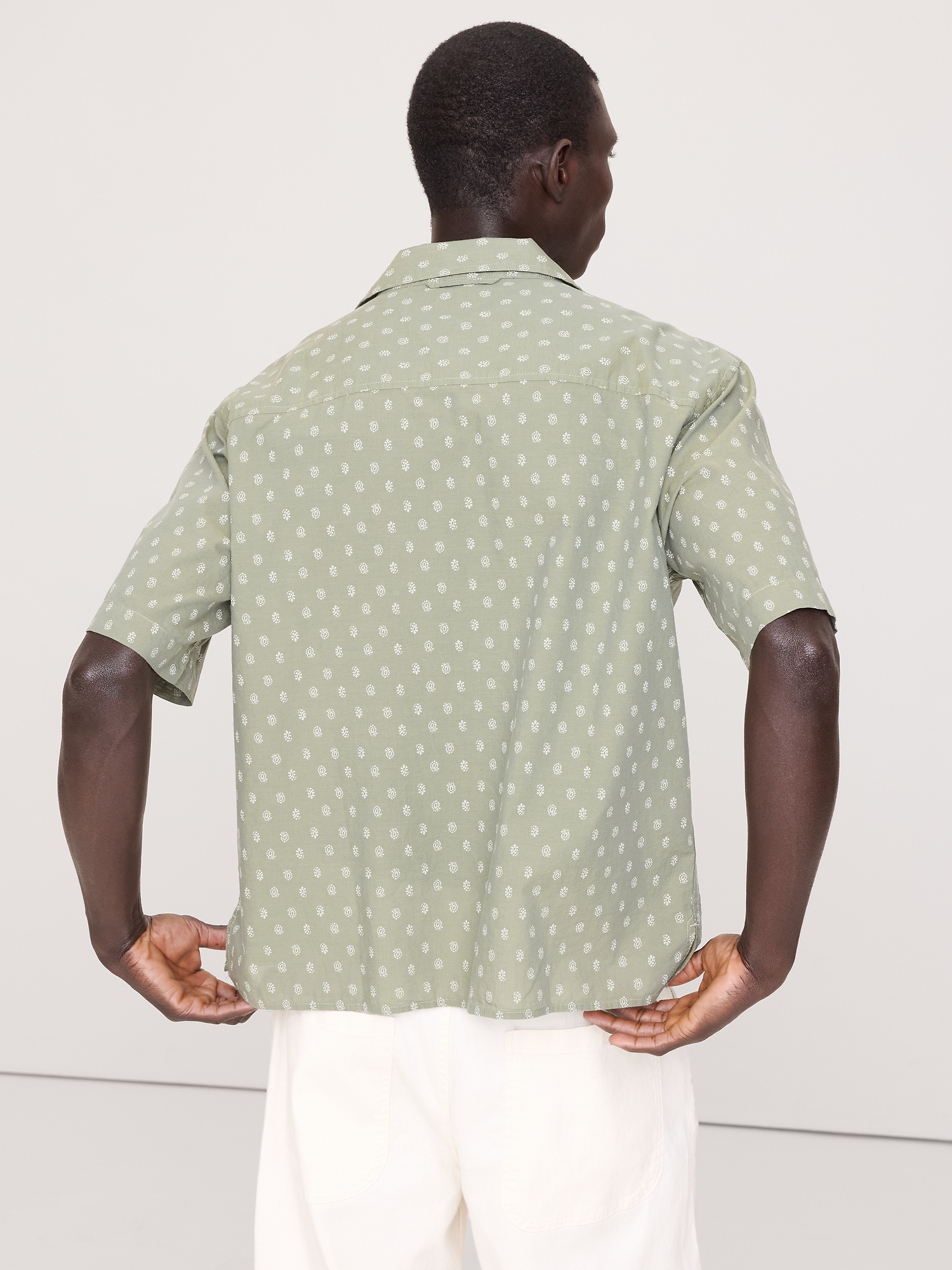 Relaxed-Fit Summerweight Cotton Resort Shirt