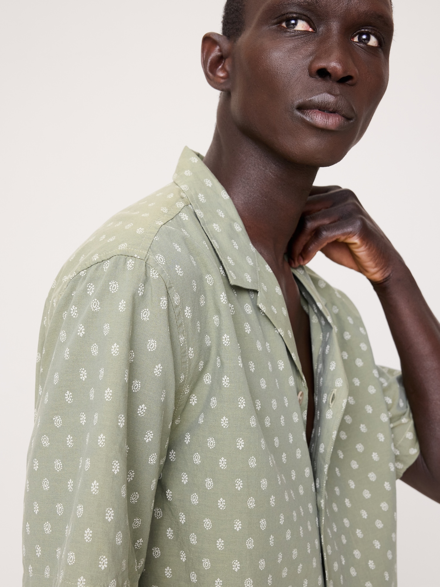 Relaxed-Fit Summerweight Cotton Resort Shirt