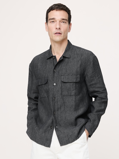 CHEMISE DE VACANCES DÉCONTRACTÉE EN LIN