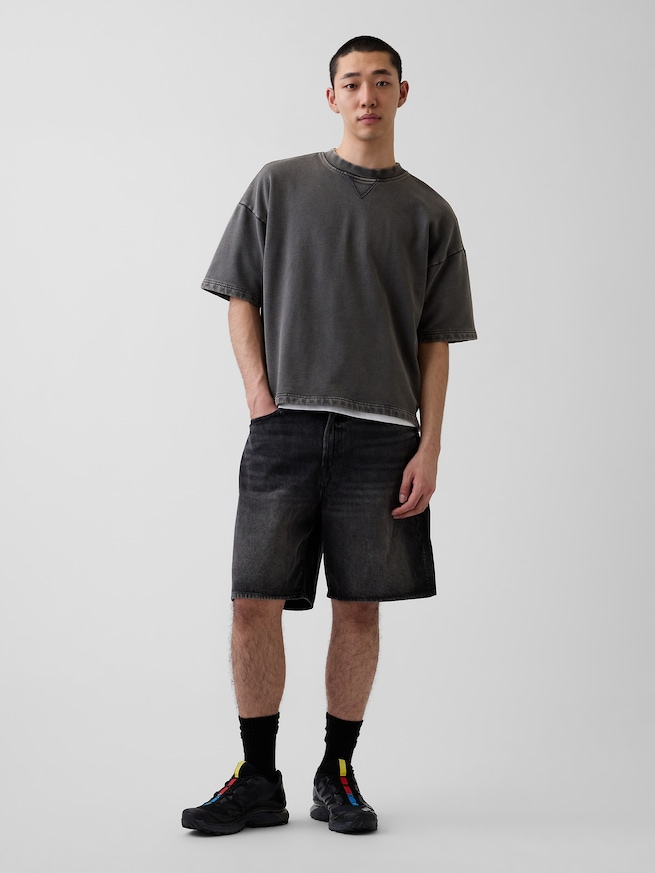 ヘビーウェイト フレンチテリー オーバーサイズ スウェットシャツ-1