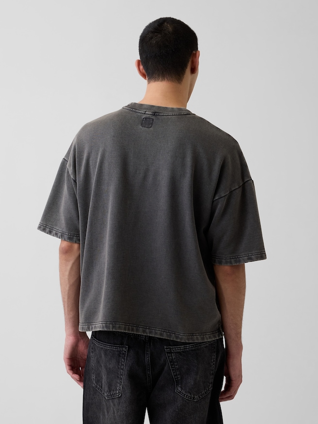 ヘビーウェイト フレンチテリー オーバーサイズ スウェットシャツ-2