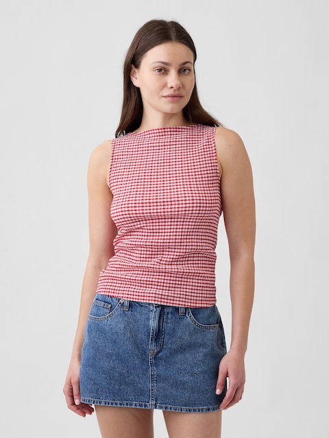 Boatneck Tank Top