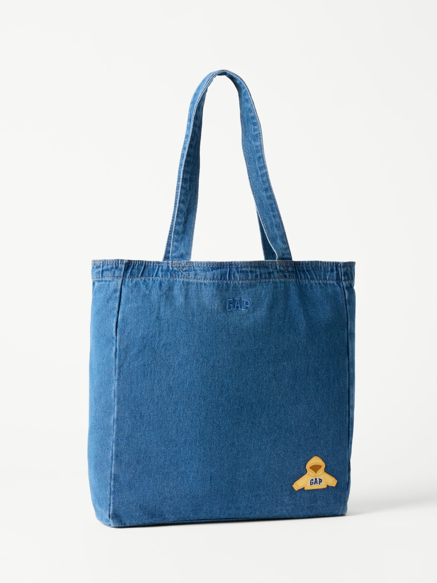 Gap Denim Tote Bag With Exclusive Hoodie Patch