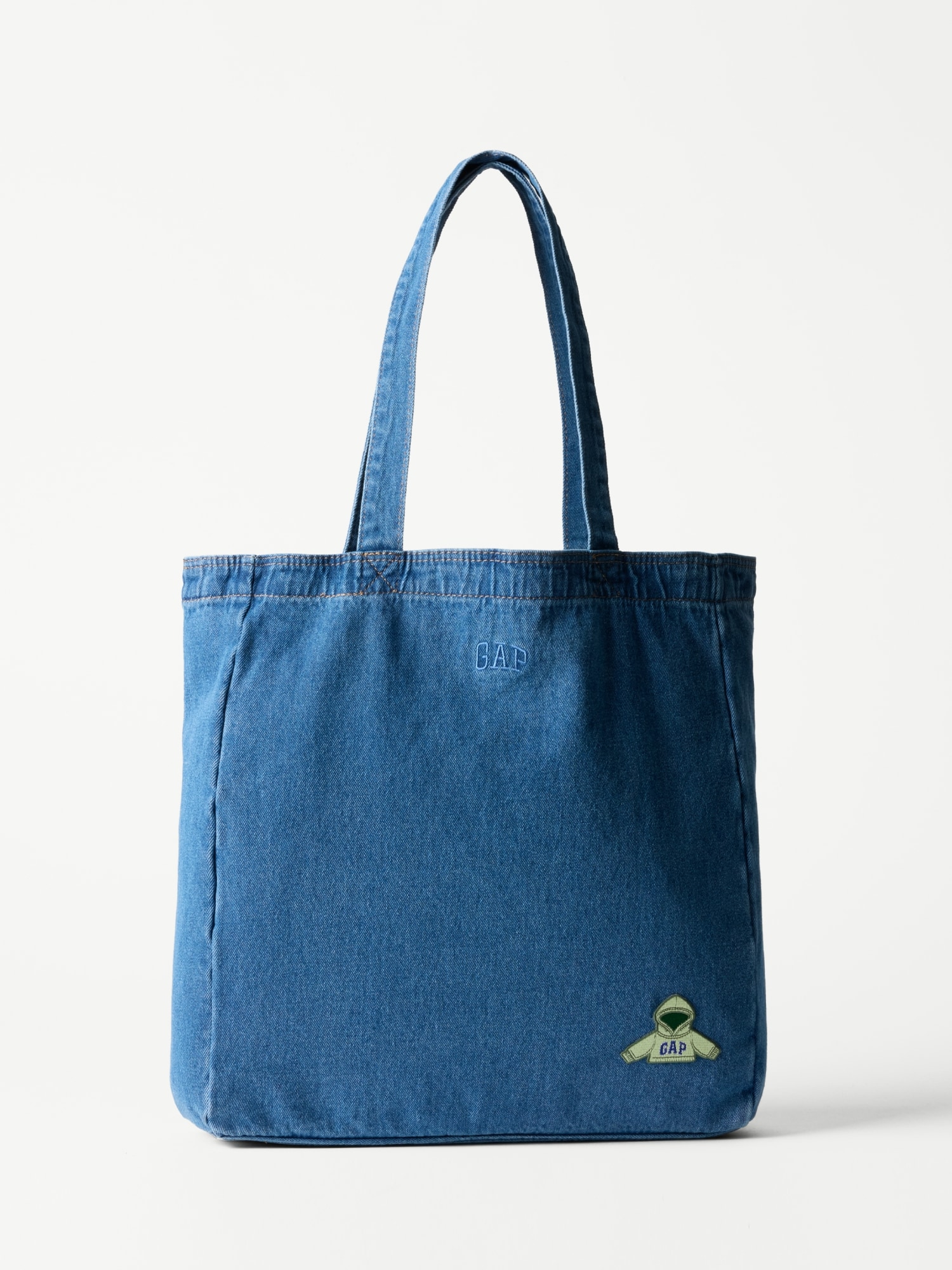 Gap Denim Tote Bag With Exclusive Hoodie Patch