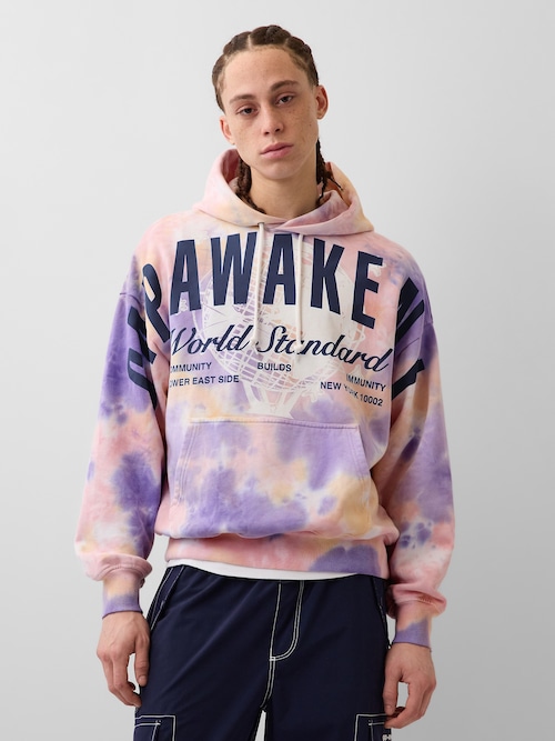 Gap &times; Awake NY ヘビーウェイト オーバーサイズ ロゴパーカー