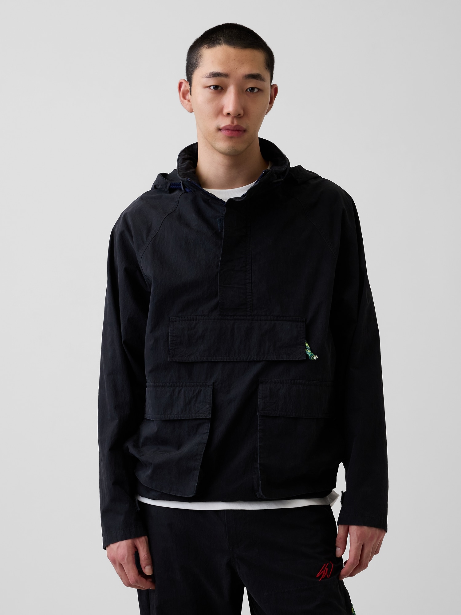 GAP Sean Wotherspoon コットンアノラックパーカー Gap公式オンラインストア | Gap × Sean Wotherspoon オーバーサイズ