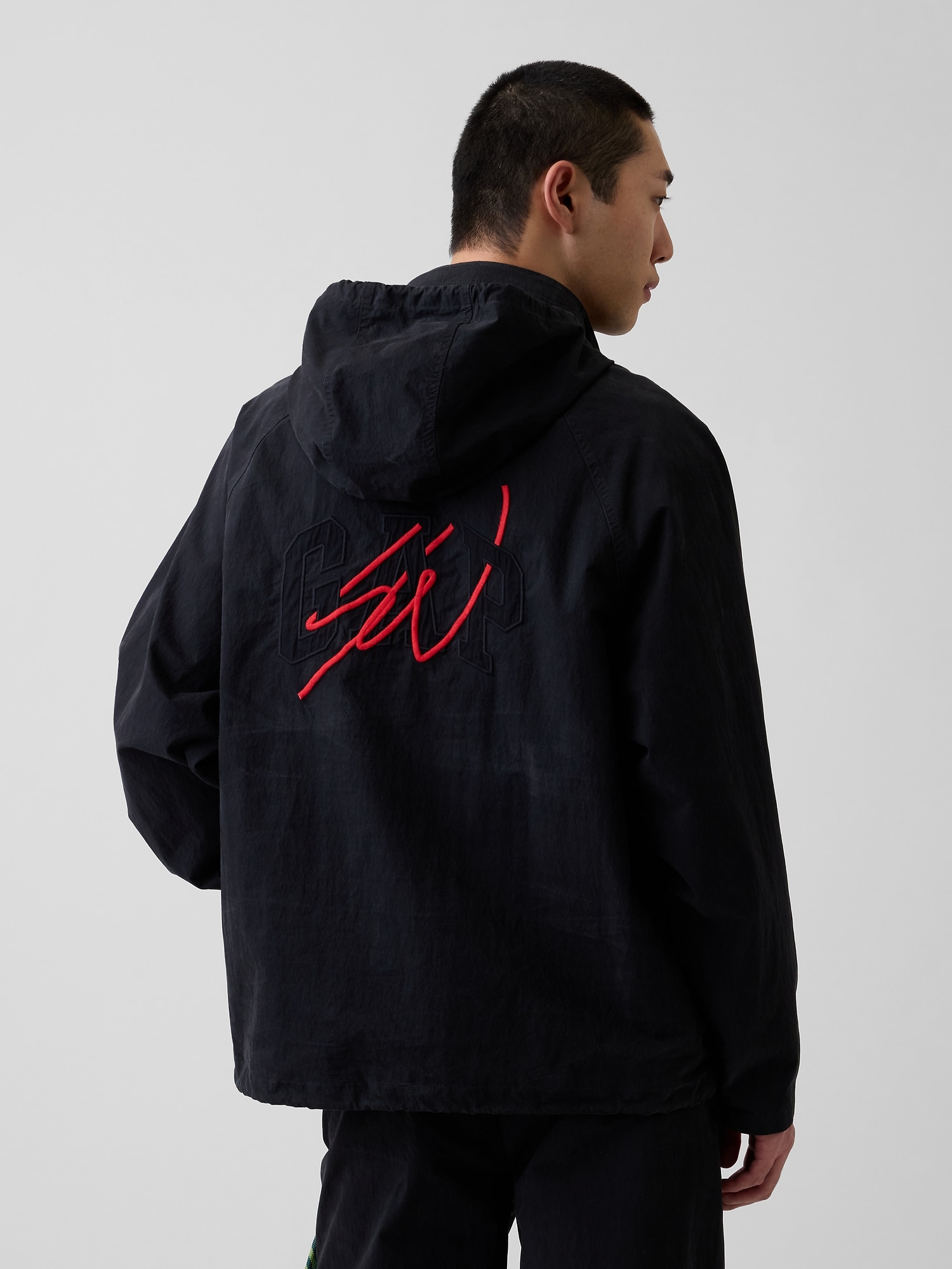 GAP Sean Wotherspoon コットンアノラックパーカー Gap公式オンラインストア | Gap × Sean Wotherspoon オーバーサイズ