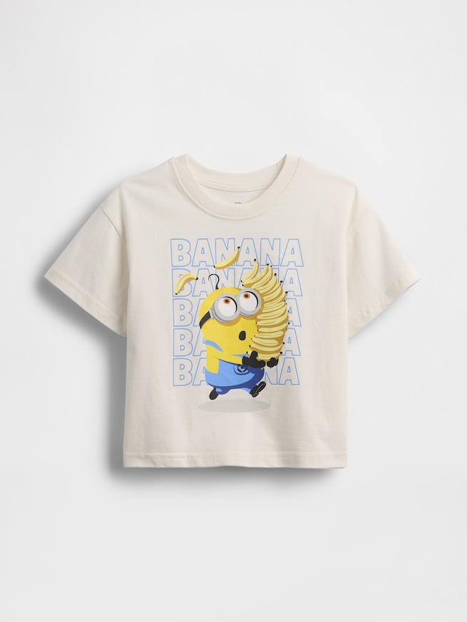 ミニオンズ オーバーサイズ グラフィックTシャツ (幼児・ベビー)-0