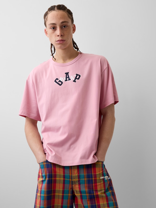 Gap &times; Awake NY リラックスフィット ロゴTシャツ-0
