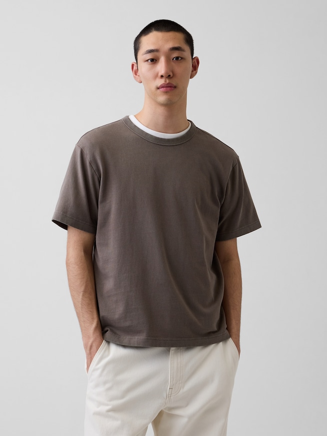 ヘビーウェイト リラックスフィットTシャツ-0
