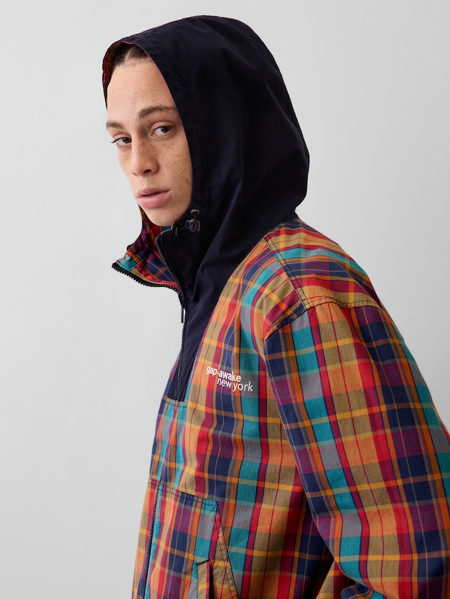 Gap &times; Awake NY オーバーサイズ リバーシブル キャンバスジャケット-4