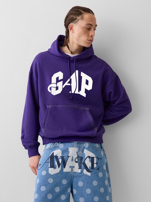 Gap &times; Awake NY ヘビーウェイト オーバーサイズ ロゴパーカー