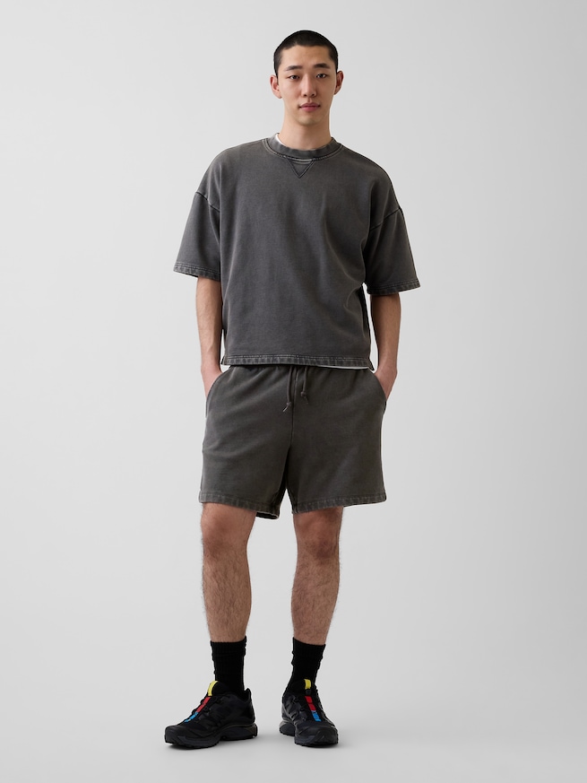 ヘビーウェイト フレンチテリー スウェットショートパンツ-0