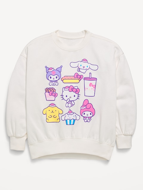 Hello Kitty® Oversized Graphic Tunic Sweatshirt for Girls