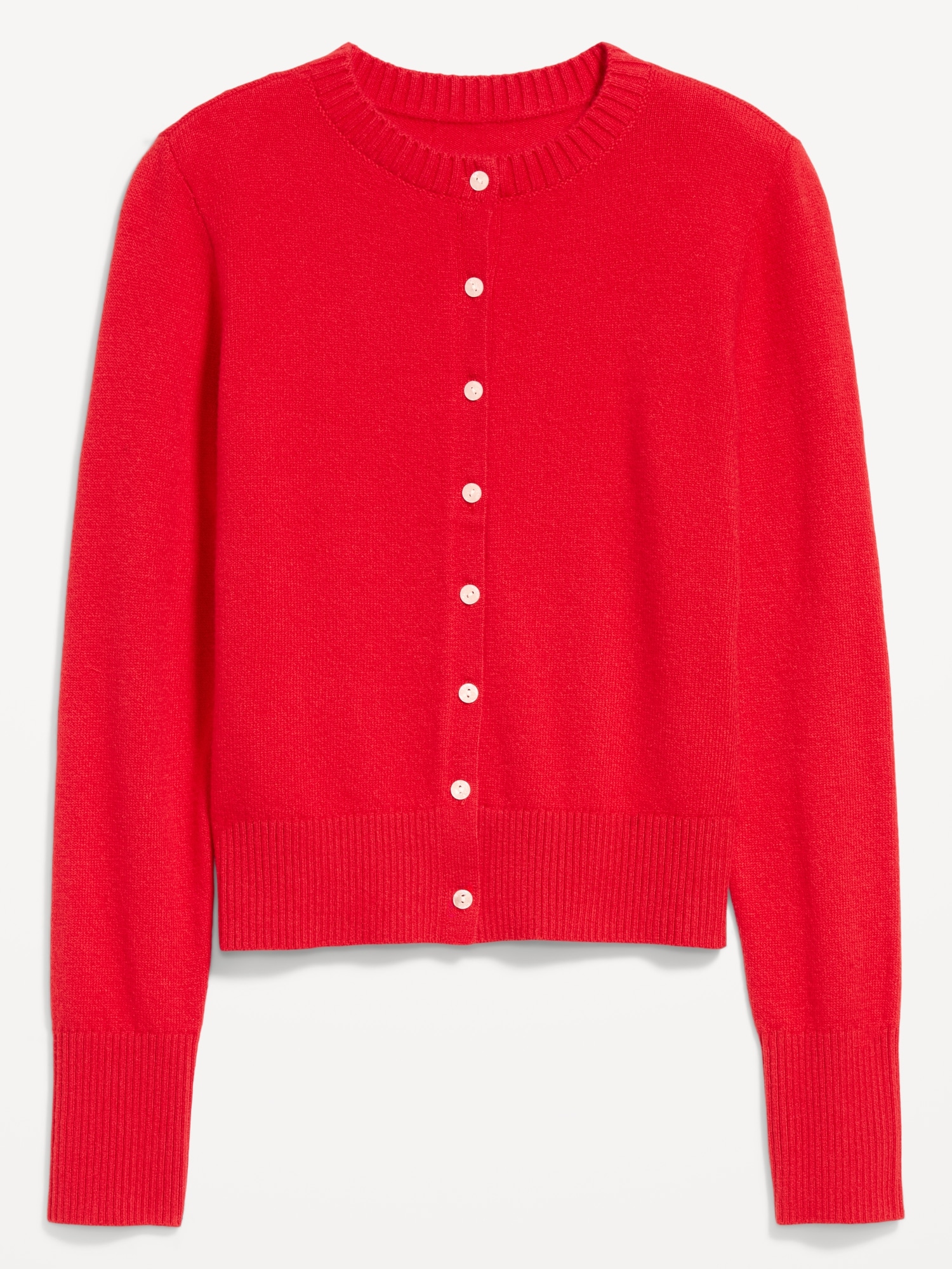SoSoft Lite Cropped Crew-Neck Cardigan