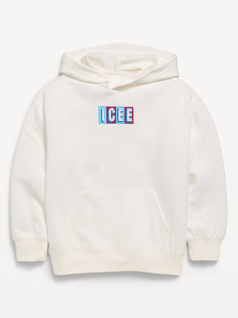 CHANDAIL À CAPUCHON SURDIMENSIONNÉ À IMPRIMÉ ICEE® UNISEXE POUR ENFANT