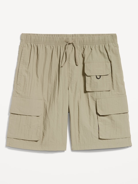Baggy Cargo Shorts -- 8-inch inseam