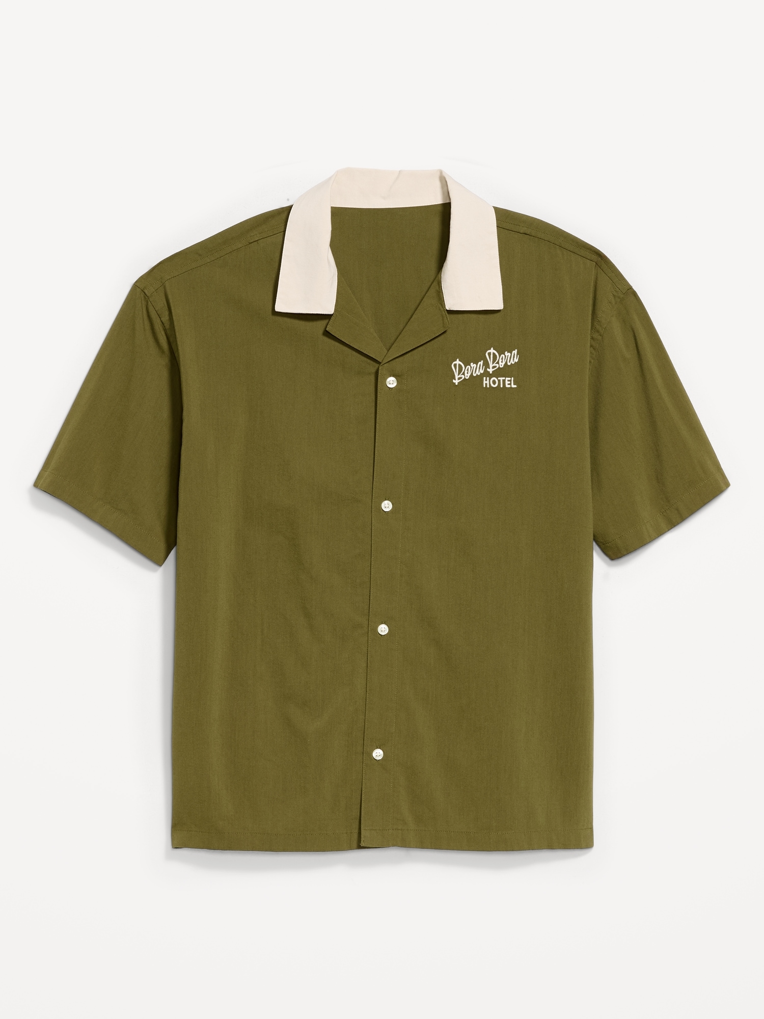 CHEMISE ÉPAISSE À MANCHES COURTES ET À MOTIF