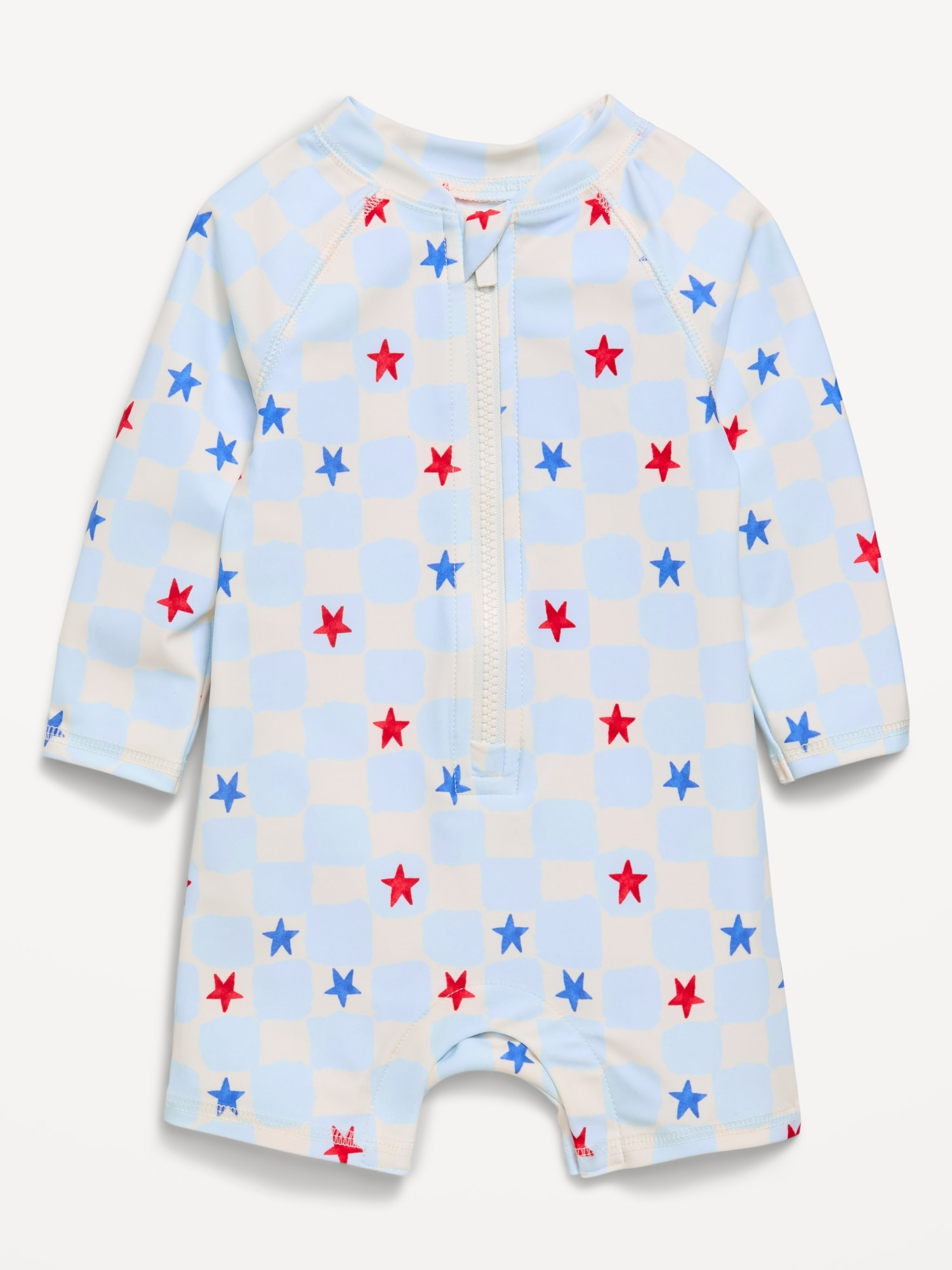 Printed Swim Rashguard Bodysuit for Baby