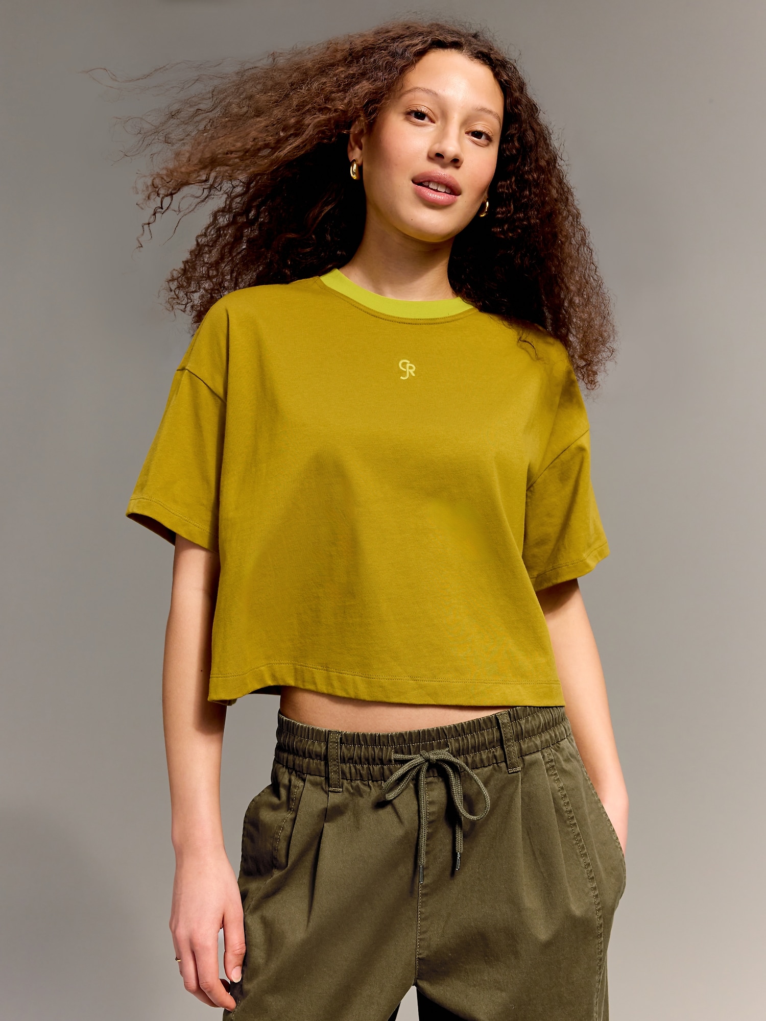 T-SHIRT COURT OLD NAVY X CHRISTOPHER JOHN ROGERS
