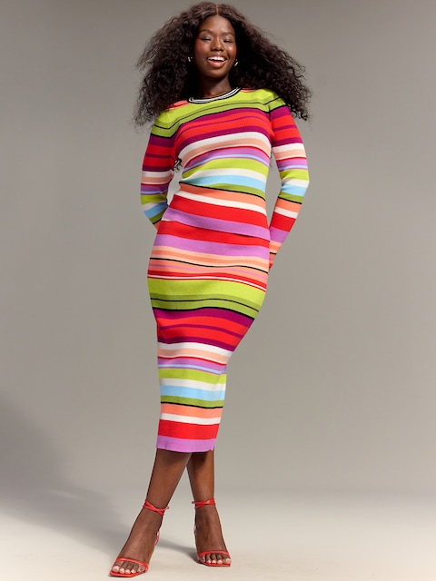 Old Navy x Christopher John Rogers Sweater Midi Skirt