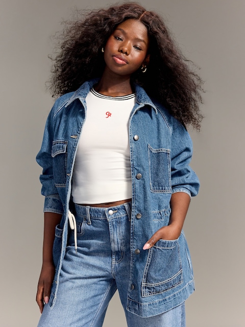 VESTE DE TRAVAIL UTILITAIRE EN DENIM OLD NAVY X CHRISTOPHER JOHN ROGERS