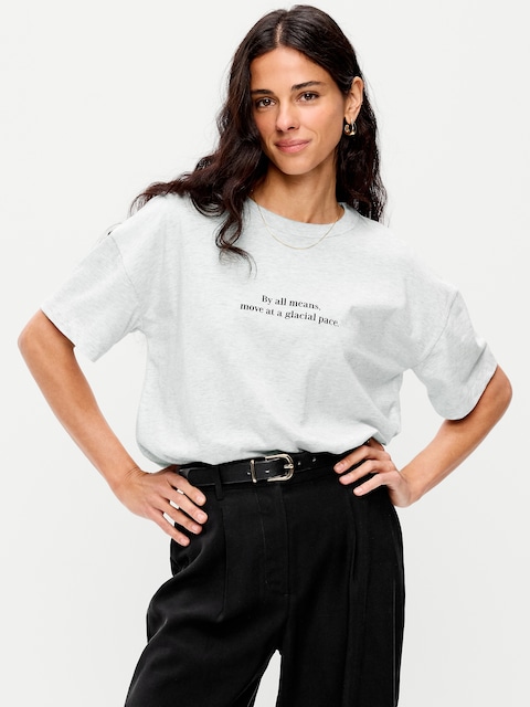 T-SHIRT SURDIMENSIONNÉ OLD NAVY X LE DIABLE S'HABILLE EN PRADA POUR ADULTE
